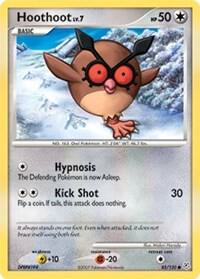 Hoothoot 85/130 from Diamond and Pearl