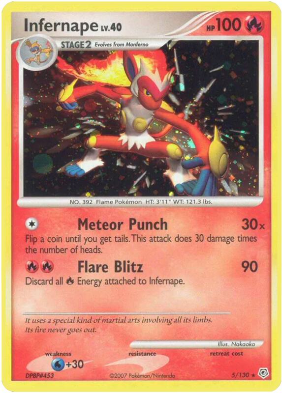 Infernape 5/130 from Diamond and Pearl
