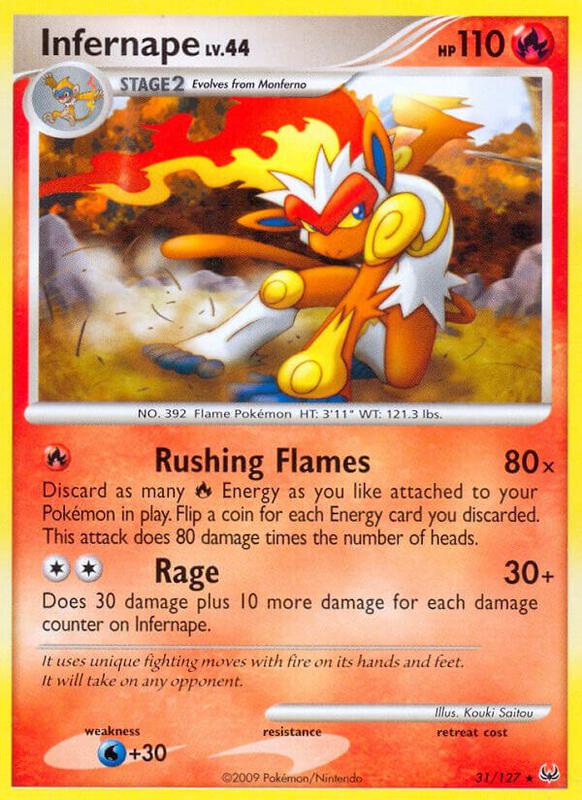 Infernape 31/127 from Platinum