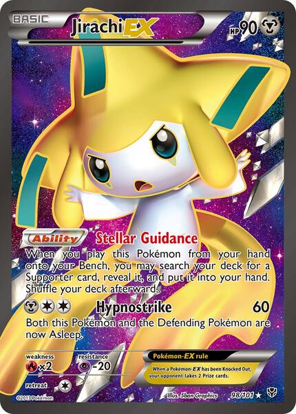 how rare is jirachi pokemon card Radiant Jirachi - 120/195 Ultra Rare main image 0