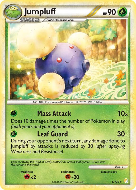 Jumpluff 6/123 from HeartGold SoulSilver