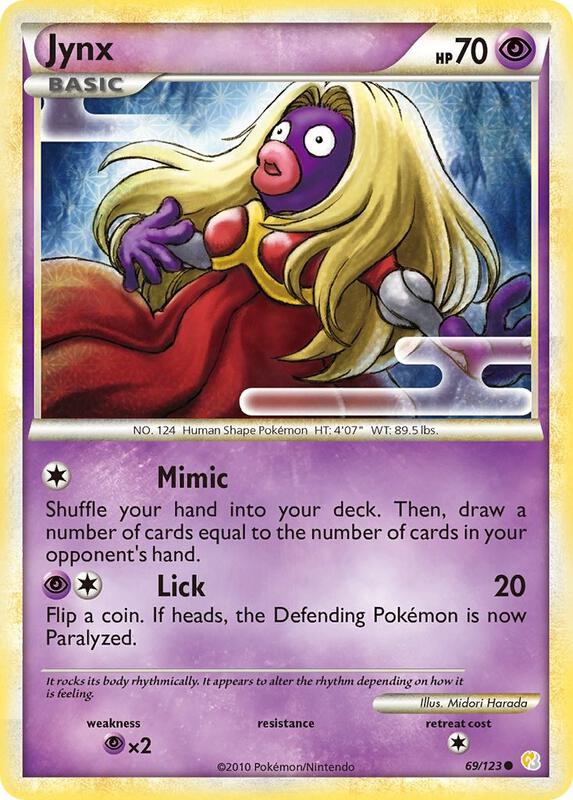 Jynx 69/123 from HeartGold SoulSilver