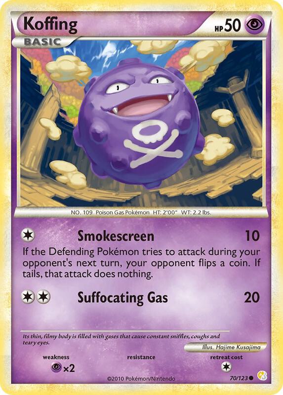 Koffing 70/123 from HeartGold SoulSilver