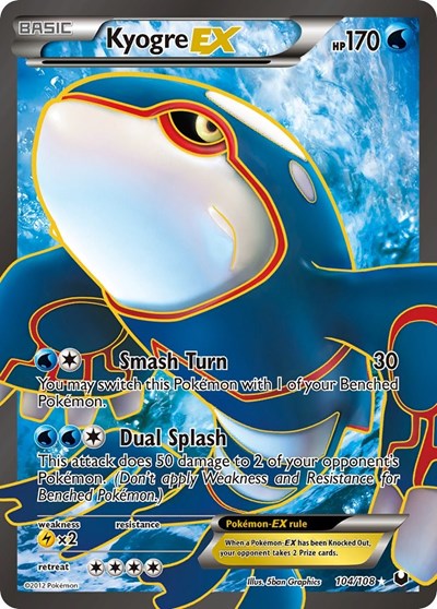 Kyogre EX (104 Full Art)