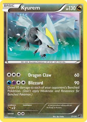 Kyurem — chase card of Dragon Vault