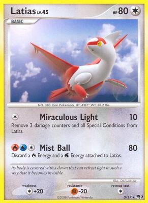 Latias — chase card of POP Series 7