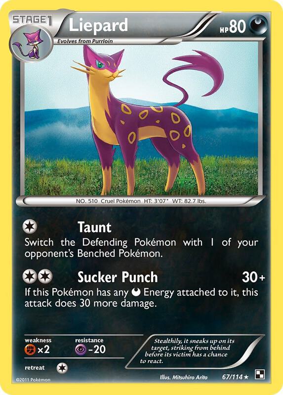 Liepard 67/114 from Black and White
