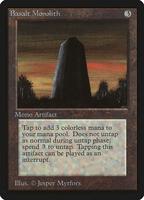 Basalt Monolith - Beta Edition - Magic: The Gathering