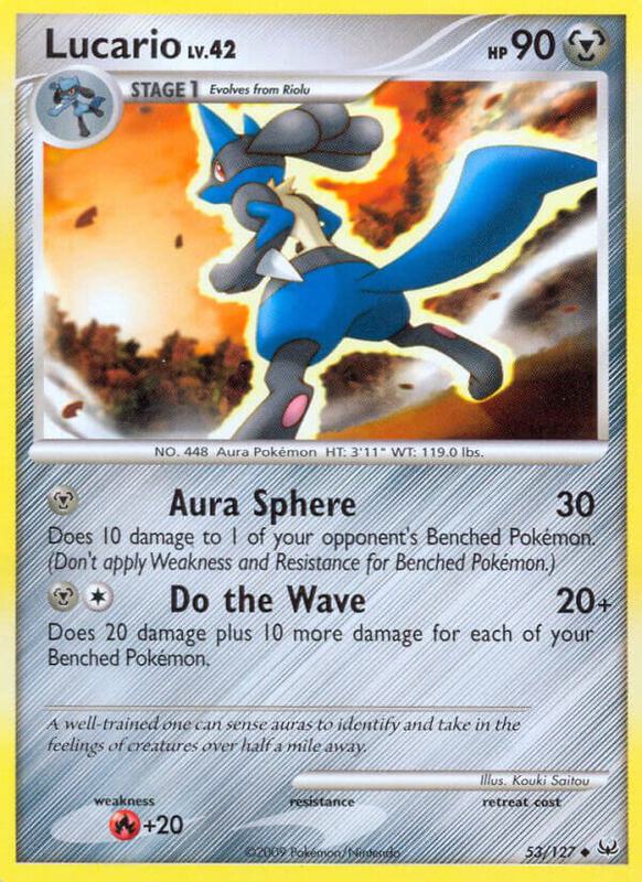 Lucario 53/127 from Platinum