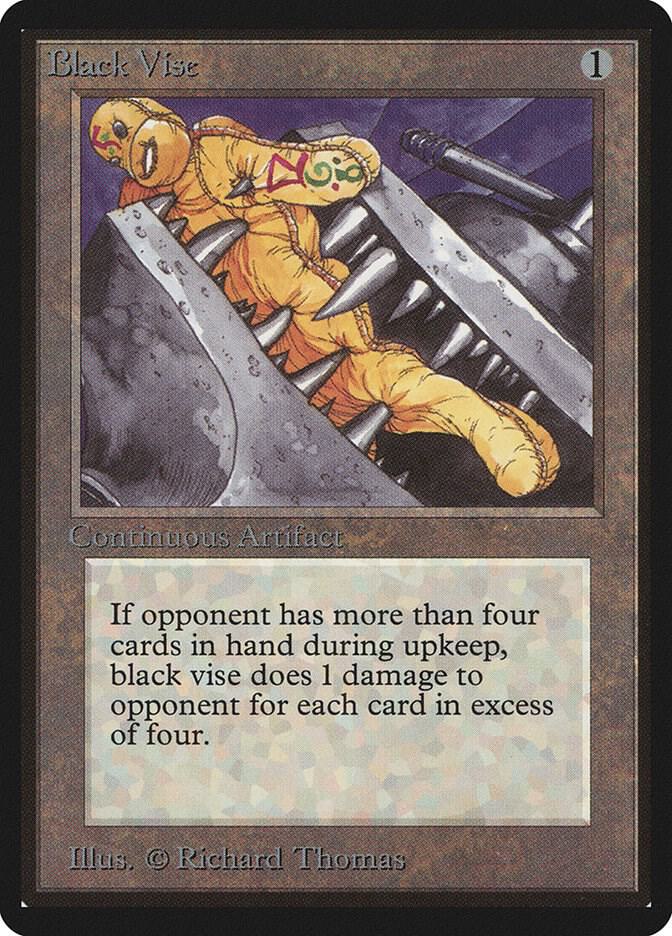 β ベータ　黒の万力　英1枚　LEB Black Vise - Beta Edition - Magic: The Gathering - TCGplayer.com