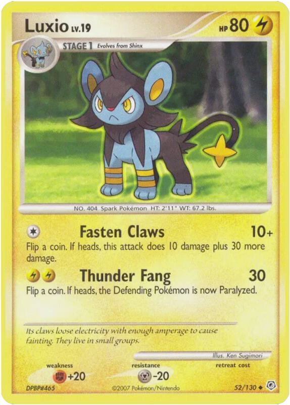 Luxio 52/130 from Diamond and Pearl