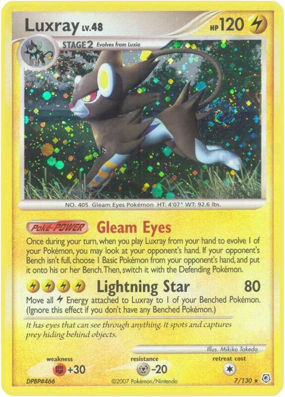 Luxray 7/130 from Diamond and Pearl