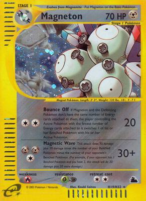 ポケモン - Magnetonレアコイル  1ED 1st Edition 9/102 英語版 Magneton 009/102 Base Set (Shadowless) Holo for sale online