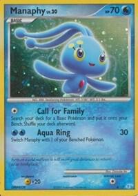 Manaphy 4/12 from DP Trainer Kit: Manaphy & Lucario