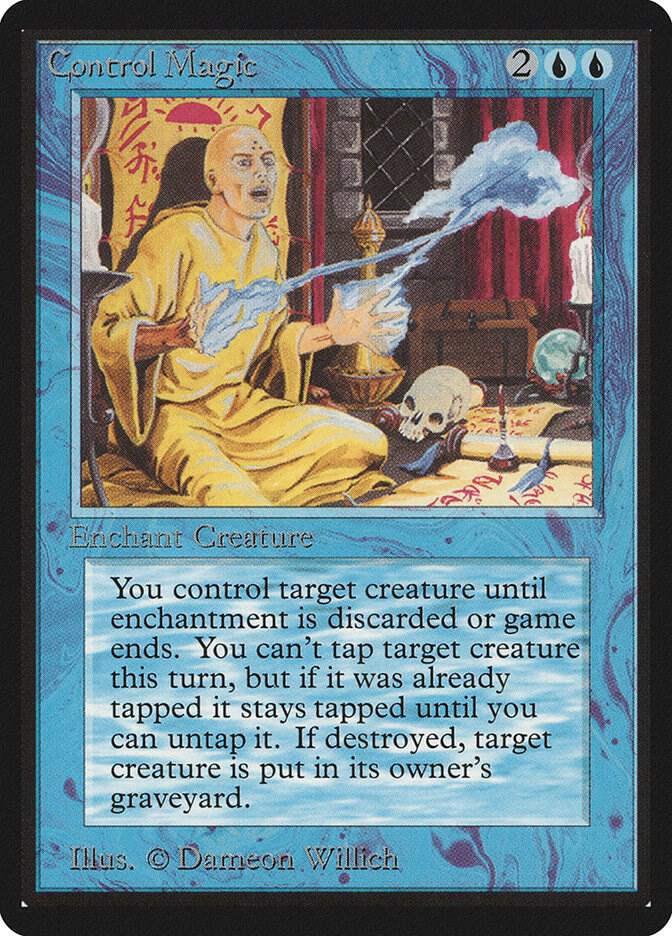 β ベータ　支配魔法　control magic 1枚　プレイド　LEB Control Magic - Beta Edition - Magic: The Gathering - TCGplayer.com