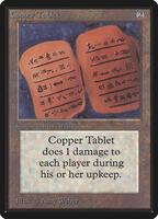 Copper Tablet - Beta Edition - Magic: The Gathering