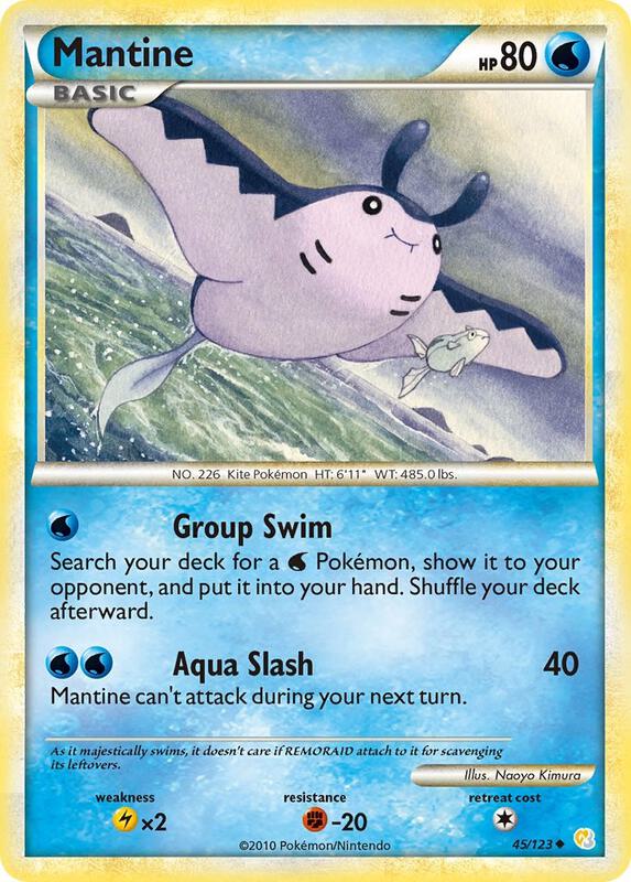 Mantine 45/123 from HeartGold SoulSilver