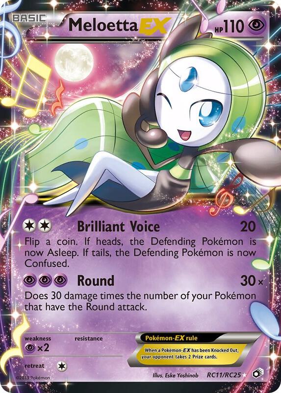 Meloetta EX RC11/RC25 from Legendary Treasures: Radiant Collection