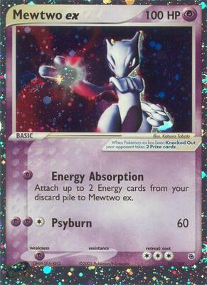 Mewtwo ex — chase card of Ruby and Sapphire