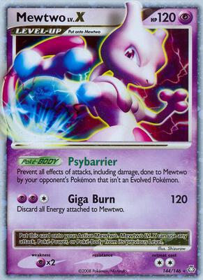 Mewtwo LV.X — chase card of Legends Awakened