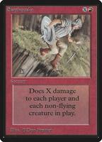 Earthquake - Beta Edition - Magic: The Gathering - TCGplayer.com