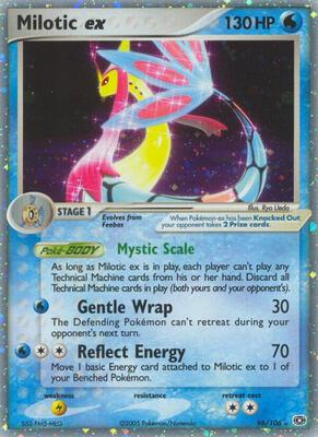 Milotic ex — chase card of Emerald
