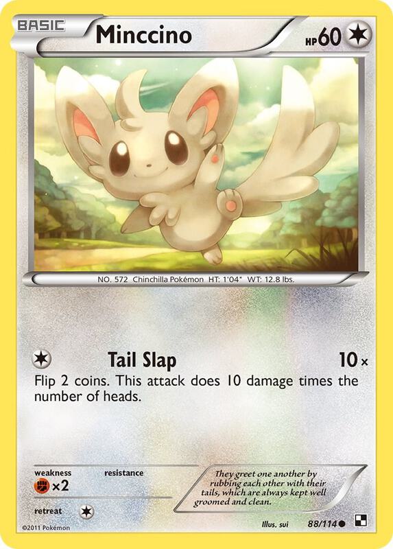 Minccino 88/114 from Black and White