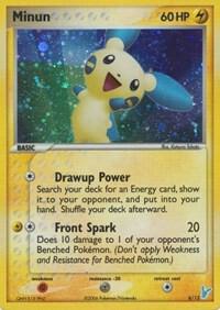 Minun 6/12 from EX Trainer Kit 2: Plusle & Minun