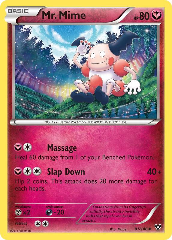Mr. Mime 91/146 from XY Base Set