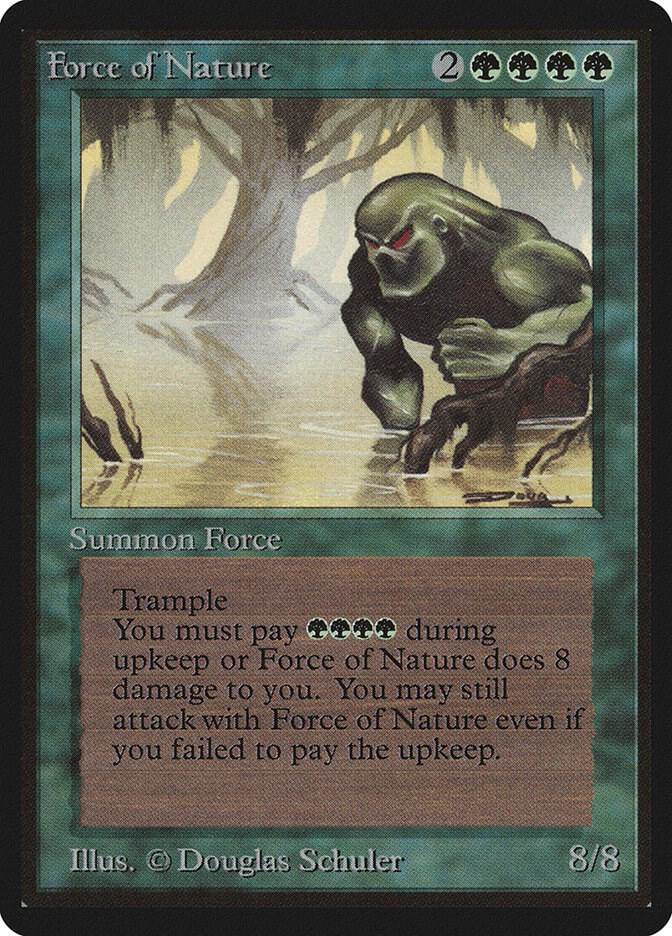 Force of Nature - Beta Edition - Magic: The Gathering - TCGplayer.com