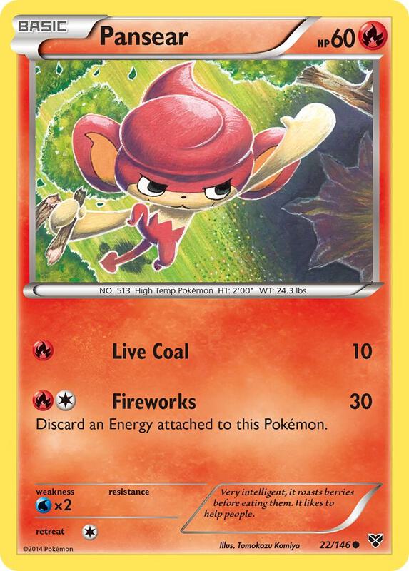 Pansear 22/146 from XY Base Set