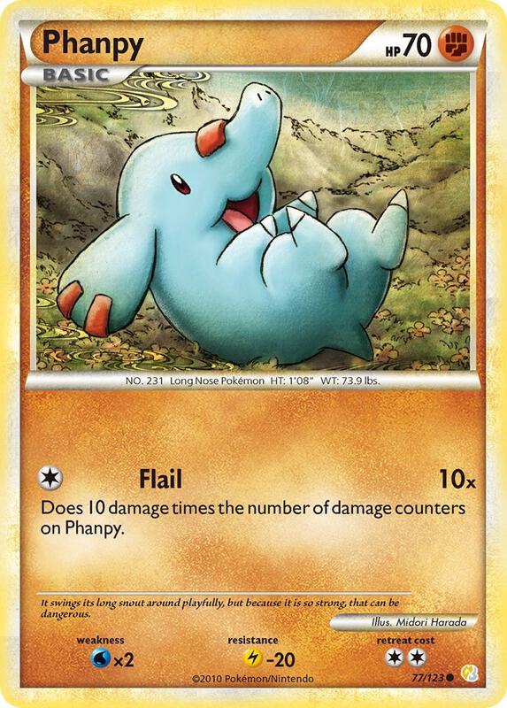 Phanpy 77/123 from HeartGold SoulSilver