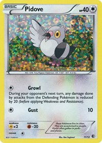 Pidove #011/012 from McDonald's Promos 2011 Pokemon card image