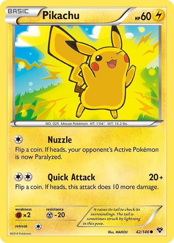 Pikachu 42/146 from XY Base Set