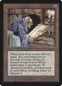 Library of Leng - Beta Edition - Magic: The Gathering card