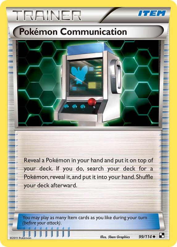 Pokemon Communication 99/114 from Black and White