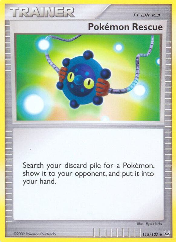 Pokemon Rescue 115/127 from Platinum
