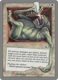 Lexivore - Unglued - Magic: The Gathering card