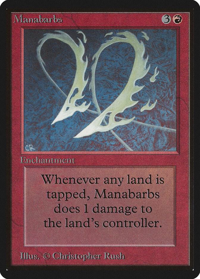 Magic: The Gathering - Manabarbs (Mana Spinato) - Fourth Edition - Carta Rara MTG