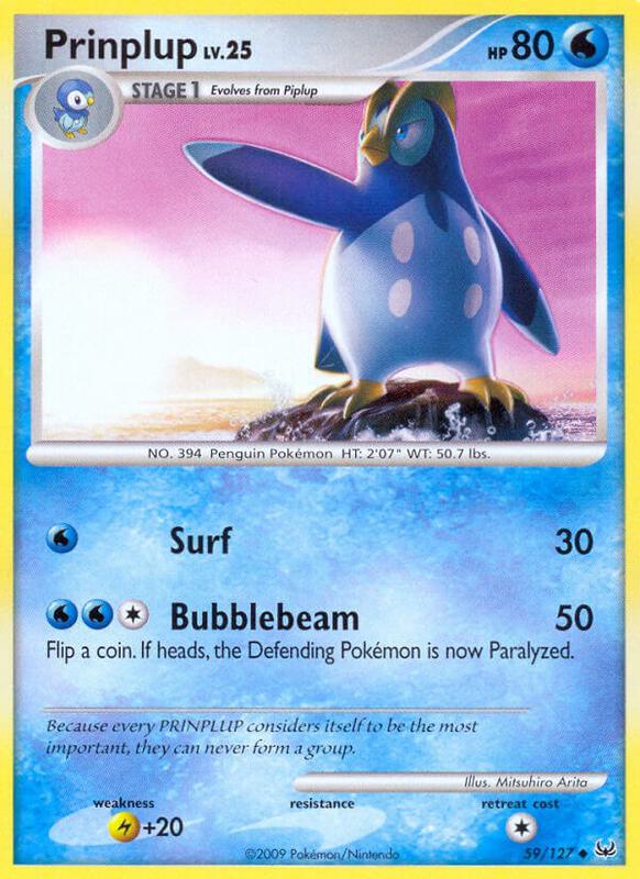 Prinplup 59/127 from Platinum
