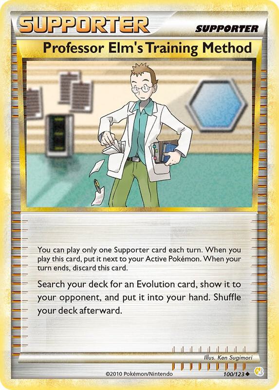 Professor Elm's Training Method 100/123 from HeartGold SoulSilver