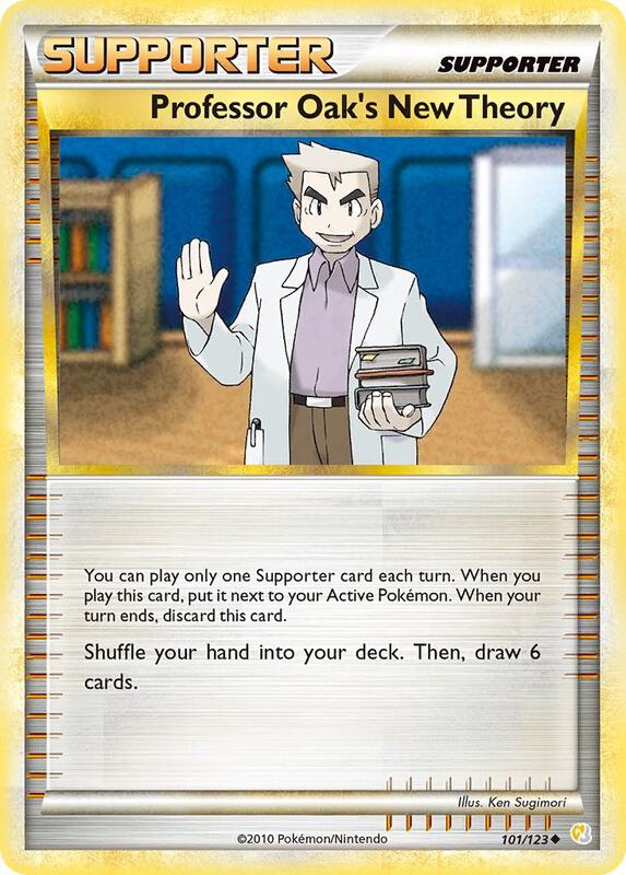 Professor Oak's New Theory 101/123 from HeartGold SoulSilver