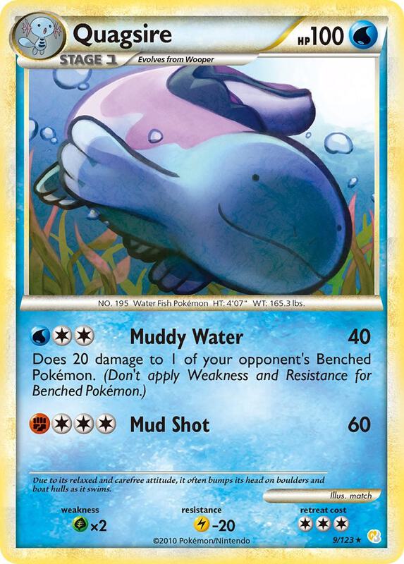 Quagsire 9/123 from HeartGold SoulSilver