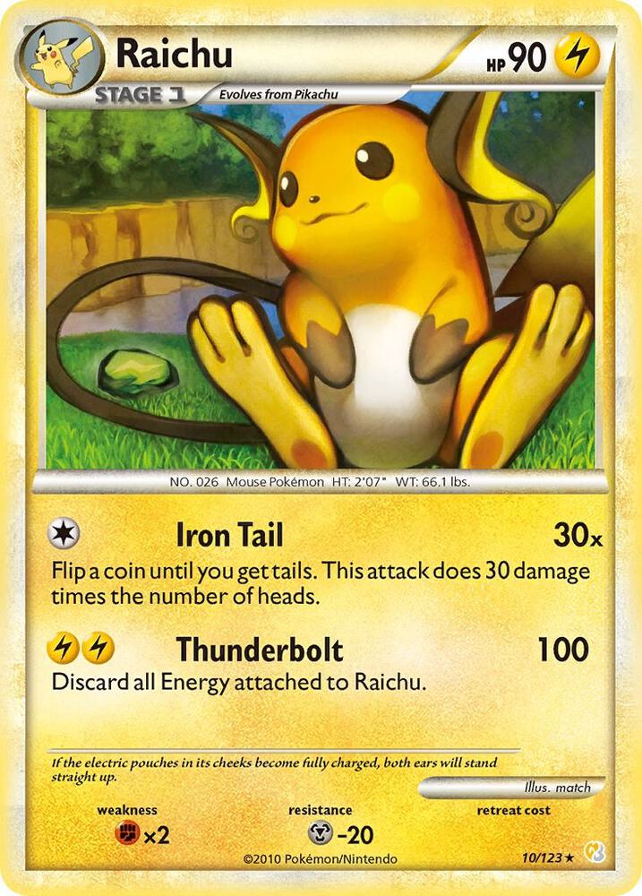 Raichu 10/123