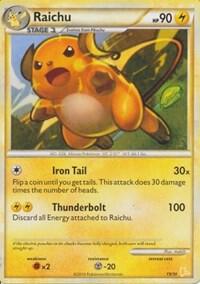 Raichu (#19 Non-Holo) 19/30 from HGSS Trainer Kit: Gyarados & Raichu