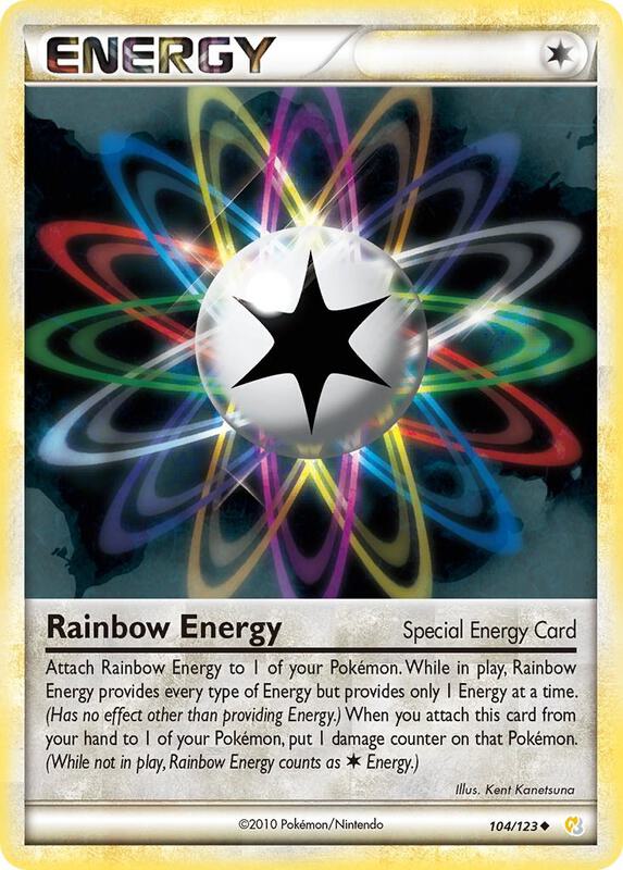 Rainbow Energy 104/123 from HeartGold SoulSilver