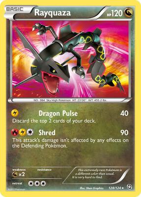 Rayquaza — chase card of Dragons Exalted