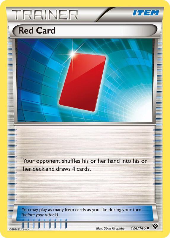 Red Card 124/146 from XY Base Set