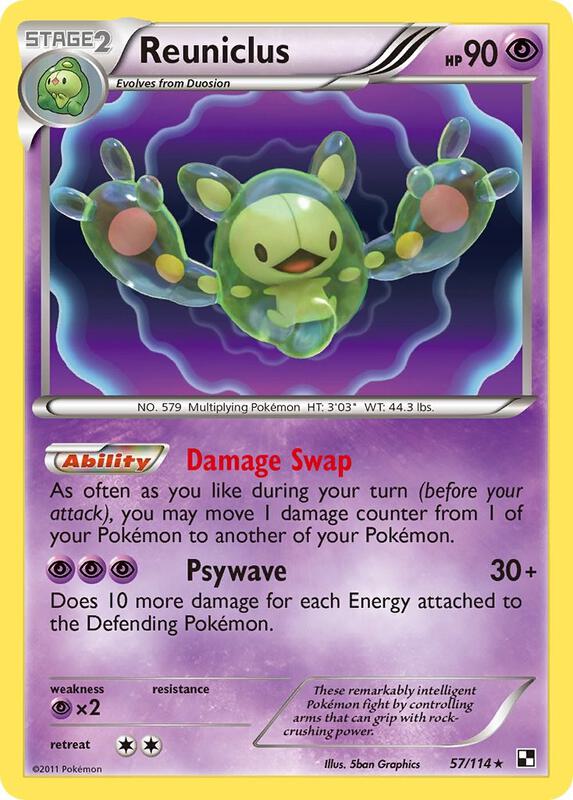 Reuniclus 57/114 from Black and White