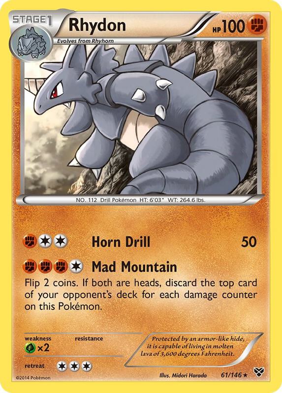 Rhydon 61/146 from XY Base Set